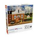 Buffalo Games – Roll Call with a Bang - Charles Wysocki - 300 Oversized Piece Jigsaw Puzzle ​ Larger Shapes - Great for Adults, Seniors, Family, Kids, Easy to Grip