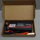 1000 Watt Power Inverter DC 12V to 110V/120V AC Car Inverter with LCD Display, 2 AC Outlets, 3.0A USB and 20W Type-C Car Charger for Vehicles Home Laptop Truck Black