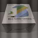 Bird Feeder with Camera Solar Powered : Smart Camera Bird Feeder 2K Live Feed Cam for Outdoor Backyard - Ai Identify Auto Capture Videos Pictures, Gifts for Bird lover Mom Dad, 2.4GHz WiFi (Blue)