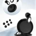 3 x Ear Plugs for Sleeping Snoring Men Christmas Gifts Small Stocking Stuffers-45dB Noise Cancelling Reduction, Hearing Protection Silicone Ear Plugs for Christmas Concerts +8 EarTip (Classic Black)