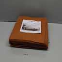 AMWAN Jersey Knit Cotton Duvet Cover Set Solid Pumpkin Color, Luxury Soft Comforter Cover Queen Size 3 Piece Bedding Set 1 Duvet Cover 2 Pillowcases Set, Pumpkin Caramel