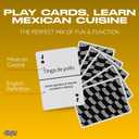 Lingo Mexican Street Food Playing Cards | Mexican Street Food Recipes & Tips Travel Flashcard Deck