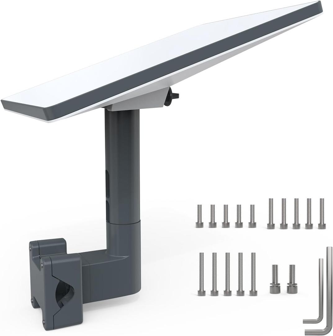 HOLACA Starlink Mini Mount, Starlink Mini RV Ladder Mount, Aluminum Alloy Starlink Kit with Installation Range 0.8"-1.97(20mm-50mm) Pipe Adapter for RV/Ladder/Pole/Rack/Roof