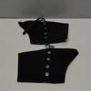 FURPHI Medieval Pirate Boot Covers Renaissance Steampunk Faux Leather Mens Retro Short Gaiters Spats with Rivets (Black)