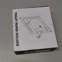 Recessed Toilet Paper Holder for Large Rolls, Pivoting Stainless Steel in Wall Toilet Paper Holder, Wall Mounted Bathroom Tissue Roll Dispenser with Modern Brushed Nickel Finish