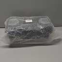 Deli Small Tool Box, 15in Plastic Toolbox with Handle,Portable Tool Box with Removable Tray and Lockable Design,Tool Storage Box for Home, Workbench and Garage Organization