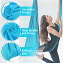 Aerial Yoga Hammock, Elastic Aerial Silk Fibre, Low Stretch Design, Comfortable Contact Area, Polyamide Fibre, Blue, Modern Style, 
Size:	Approx. Length: 1m / 3.3ft, Width: 2.8m / 9.2ft