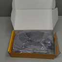 REVIX Microwavable Booties and Feet Warmers for Women & Men, Microwave Heated Foot Warmer with Flaxseed Moist Heat for Cold Feet, Gray, L