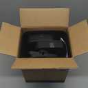 Vanpopubs 2 Pack 2.7 Gal Bathroom Trash Can with Lid, Automatic Trash Can Small Smart Garbage Can Touchless, Slim Motion Sensor Waterproof Plastic Trash Bins for Bedroom Office Kitchen Toilet Black