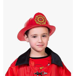 Kangaroo Firefighter Hat Pretend Play Toy Dress Up Fireman Plastic Red Hat I Fire Helmet Accessories I Perfect for Halloween