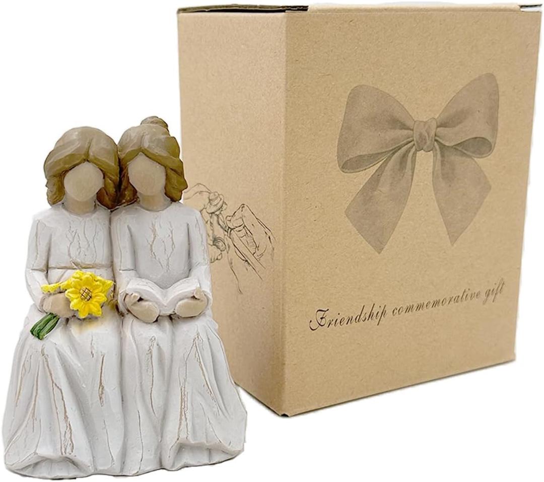 Sister Figurines for Women, Bestie Friendship Birthday/Mothers Day/National Sister Day Gift