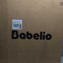 Babelio Baby Gate for Doorways and Stairs, 26-40" Auto Close Dog Gate, PressGuard C5, Easy-Install Pressure Mounted Satey Door, No Drilling Safety Gate for Child and Pets, Brown