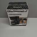 Elite Gourmet EHC-5055 Automatic 5-Cup Brew & Drip Coffee Maker with Pause N Serve Reusable Filter, On/Off Switch, Water Level Indicator (Black)