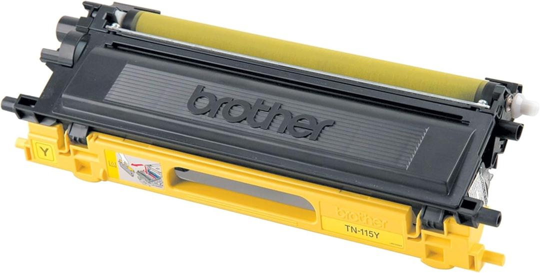 Brother TN115Y (Yellow) Toner Cartridge, High Yield: 4000 Pages
