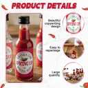 Willinglong 36 Pack Mexican Wedding Favors Cinco De Mayo Hot Sauce Bottle for Guests Mini Hot Sauce Bottles Thanks for Spicing up 1.7oz Fiesta Bridal Shower Favor Gifts for Wedding Taco Party Supplies
