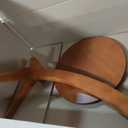 15" Couch Tables that Slide Under, Solid Wood C Shaped End Table, Medium-15"