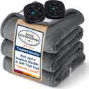 Bedsure Electric Blanket Queen Size - Dual Control Heated Blanket Queen, GentleSoft Fast Heating with 10 Time Settings & 10 Heat Settings, Warm Gift for Grandma (84x90 inches, Grey)