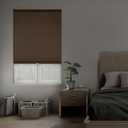 DEZ FURNISHINGS Cordless 1.5" Blackout Cellular Shade, Energy Saver, 36" W x 64" H, Latte