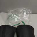 OMISTAR 2 Pcs Car Neck Pillow, Faux Leather Car Headrest Pillow, Memory Foam Neck Pillow for Car, Breathable Design, Adjustable Strap, Universal Fit, 8.7 x 8.5 x 3.5 in