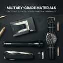 typecase Minimalist Wallet for Men: Metal Card Holder with Removable Money Clip, RFID Blocking, Slim, Utral Thin, Small, Front Pocket, Hold up to 15 Credit Cards (Metal Grey)