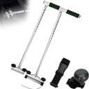 Hand Controls for Disabled Drivers with Steering Wheel Knob, Handicap Driving Hand Control for All Automatic Vehicles, Length Adjustable, Double Insurance