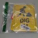 WERNNSAI Construction Signs Party Decorations - 12 PCS Size 8 Traffic Road Signs Cutouts for Boys Kids Birthday Party Baby Shower Under Construction Theme Party Supplies