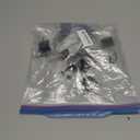 Jetland Cabinets Drawers Edge Pulls - 24-Pack, 1-1/4" Overall Length, Black, Concealed Tab Pulls for Kitchen Garage Cabinet Drawers, PW5018B31L