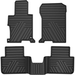 TTX LIGHTING Floor Mats for Honda Accord 2013-2017, Armor Black