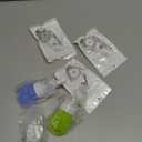 Linkidea Portable Silicone Travel Bottles Set, Empty Hand Soap Containers Refillable Container for Toiletries, Shampoo, Liquid, Cosmetic Multifunctional Bottles (1.3 oz, Pack of 3)