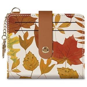 Airkit Small Wallets Woman RFID Blocking Leather Credit Card Holder - with ID Window - Card Wallets for Women - with Zipper Coin Purse - Keychain Wallet