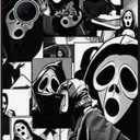 Compatible for Samsung Galaxy A35 Case, Fashion Cool Skull Skeleton Scary Face Pattern Phone Case, Soft TPU Silicone Protective Cover for Women Men Boys Girls for Samsung Galaxy A35