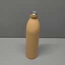 LARS NYSM Stainless Steel Insulated XL Water Bottle 12oz 17oz 25oz 34oz 51oz | Insulated Thermo Flask for Hot and Cold Beverages | Leakproof Drinking Bottle (Creamy Peach, XL 1500ml)