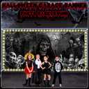 Preboun Halloween Garage Door Banner Cover with Grommets 6 x 13 ft Halloween Decorations Set Scary Skeleton Creepy Garage Door Decorations for Garage