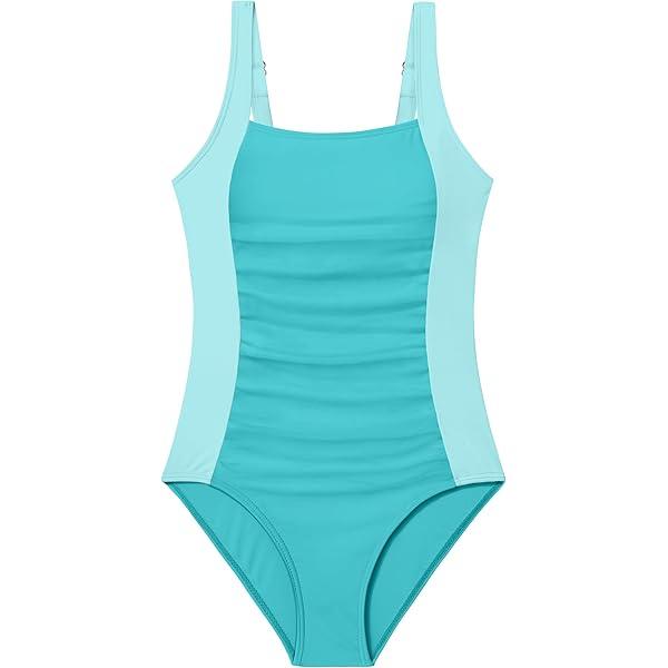 One Piece Swimsuits Women Elegant Ruched Cutout Sexy Spaghetti Strap Bathing Suits 2024 Trendy Summer Vacation Cruise Outfits 9-10Y 