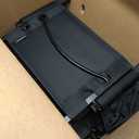 VIVOHOME Stadium Seats with Back Support and Cushion, 2 Pack Portable Bleacher Chairs with Cup Holder and Shoulder Strap (Black)