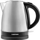 Chefman Stainless Steel Electric Kettle w/ 360° Swivel Base, Auto Shut Off & Boil Dry Protection, BPA-Free Interior and Cool-Touch Handle, 7+ Cup Capacity, 1.7 Liter, 1500W