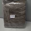 PLEASOR Front Door Mat, Absorbent Dirt Trapper Welcome Door mat Indoor, Non Slip Machine Washable Entryway Rug, Low Profile Doormat, Dog Door Mat for Muddy Paws and Shoes, 32x47, Brown