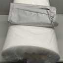 Outdoor Indestructible Dog Bed - Orthopedic Memory Foam Dog Bed with Waterproof & Non-Slip Bottom, Chew Proof Crate Bed for Medium & Large Dogs, 36"27"3.5" Grey