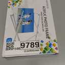 AMEITECH Acrylic Photo Frames 6x8'', Magnetic Acrylic Block Picture Frame,Desktop Frameless Photograph Display