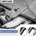 MAXPOWER 24 inch Pipe Wrench, 3 inch Jaw Opening Aluminum Straight Pipe Wrench Heavy Duty 24-Inch Plumbers Wrench