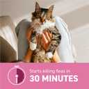 Capstar (nitenpyram) Cat Flea Treatment, Fast-Acting Oral Flea Treatment for Cats 2-25 lbs, Vet-Recommended Medication Tablets Start Killing in 30 Minutes, 6 Doses