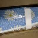 Carbella Blue Daisy Car Windshield Sun Shade - Sun Visor Sunshade for Car Windshield - Window Shades for Cars, SUV & Truck - Dash Cover UV Protection for Front Window Shade Accessories - 57" x 27"