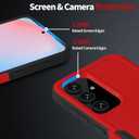 for Samsung Galaxy S24 FE Case Dual Layer Protective S24 FE Phone Case Heavy Duty Protection [Anti-Scratch] [Anti-Fingerprint] Non-Slip Shockproof Case for Samsung Galaxy S24 FE, Red