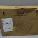 Stainless Steel Dish Drying Rack for Kitchen Counter, Sink Organization and Storage Essentials with Silverware & Utensil Holder, Home and Apartment Decor, 12''W x 15.5''L, Silver