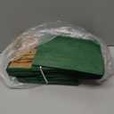 Gift Bags 8.25"x5.9 "x3.15" 50Pcs Paper Bags with Handles,kraft paper Bags for Small Business Christmas Bulk, Wedding, Party Favor, Shopping, Lunch, Halloween Trick-or-Treat (Green)