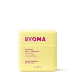 BYOMA Melting Balm Facial Cleanser - Buttery Soft Cleansing Balm for Skin Barrier Repair - Tri-Ceramide Face Wash for Sensitive Skin & All Skin Types - Deeply Hydrated Skin, No Oily Residue - 2.12 oz