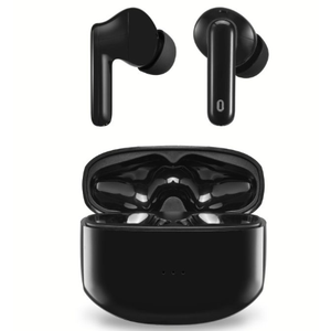 iLive Electronics IAEBT411W in-Ear Active-Noise-Canceling True Wireless Bluetooth Earbuds with Microphones and Charging Case, Sweatproof, Touch Controls, Black