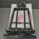 Darkaway Outdoor Post Lights Lamp Post Light Fixture, Waterproof Aluminum Housing with Glass, Fence Post Deck Lighting for Garden, Patio, Pathway (1 Pack, Black)