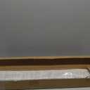 UNISHADES no Drill Cordless Roman Shades for Windows, 24" W × 64" H - 100% Blackout - Linen - Beige