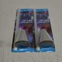 EA 2 pck 13 inch LED Colourful Changing Fibre Fiber Optic Fountain Night Light Calming Lamp Christmas